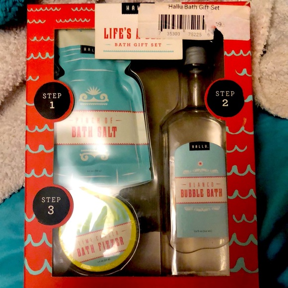 Laugh life‘s a beach, bath, gift set - Picture 1 of 3
